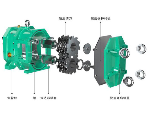 雙軸剪切機(jī)結(jié)構(gòu)圖 雙軸剪切機(jī)結(jié)構(gòu)圖